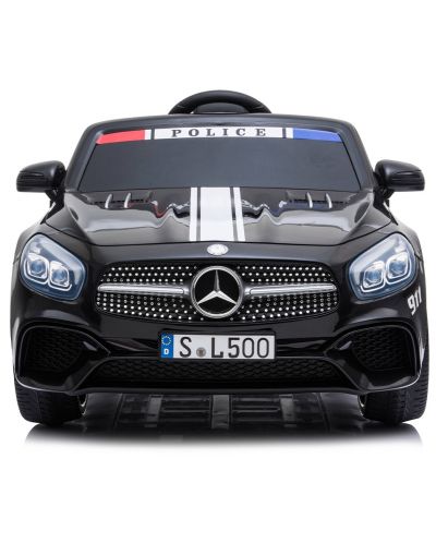 Акумулаторна кола KikkaBoo - Licensed Mercedes Benz SL500 Police, черна - 2