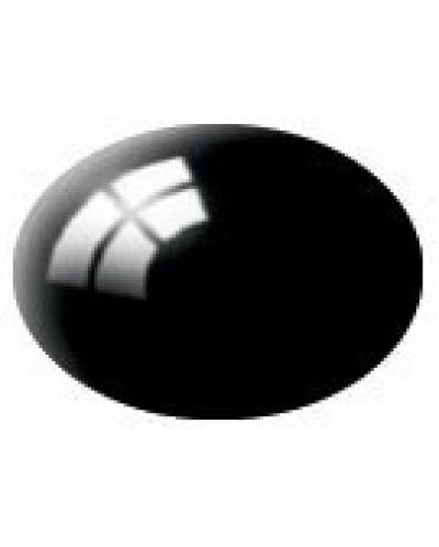 Акварелна боя Revell - Черно, гланц (R36107) - 1