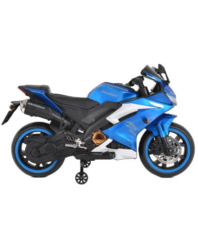 Акумулаторен мотор Moni - Motocross, син металик - 2