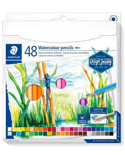 Акварелни моливи Staedtler Design Journey - 48 цвята - 1