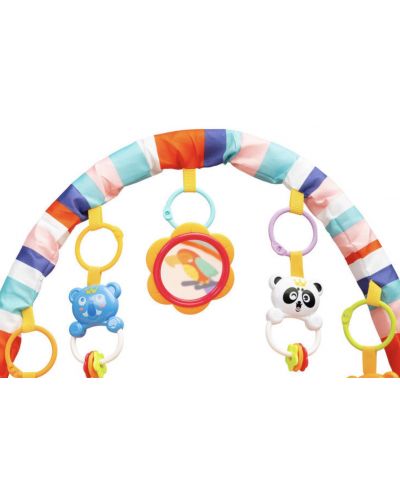 Активна гимнастика Caretero Toyz - Zoo Mat Turquise - 4