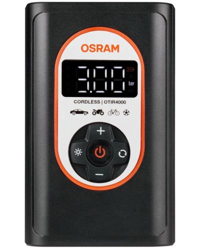 Акумулаторен дигитален компресор за гуми Osram - TYREinflate, OTIR4000, 90/120W - 1