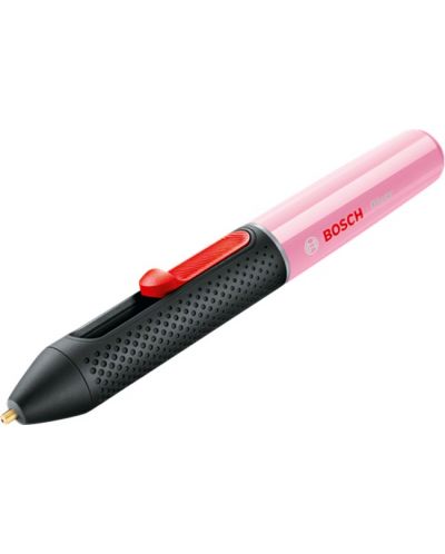 Акумулаторна писалка за лепене Bosch - Gluey Cupcake pink, USB, 2.4V - 1