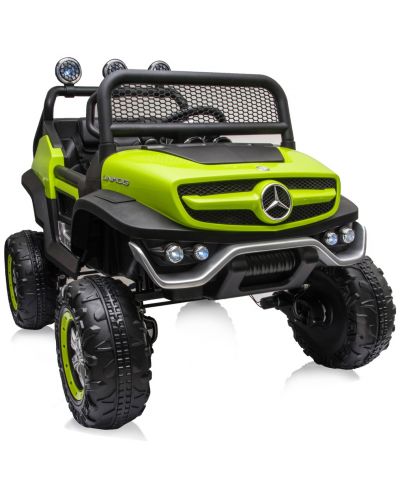 Акумулаторен джип Chipolino - Mercedes Unimog, зелен - 9