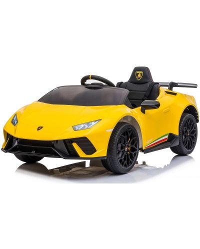 Акумулаторна кола Chipolino - Lamborghini Huracan, жълта, с EVA гуми - 1