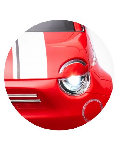 Акумулаторна кола Chipolino - Fiat 500, червена - 9