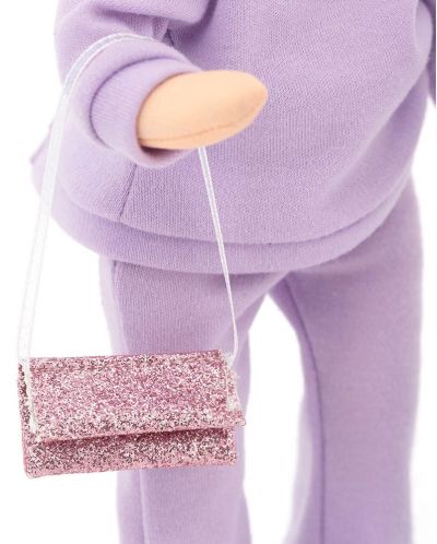 Аксесоари за кукла Orange Toys Sweet Sisters - Розови обувки, чанта и лилав кичур - 4