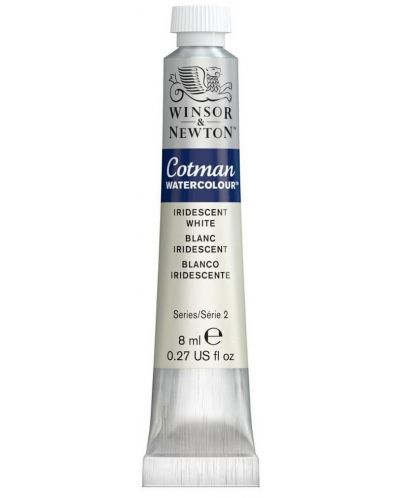 Акварелна боя Winsor & Newton Cotman - Перленобяла, 8 ml - 1