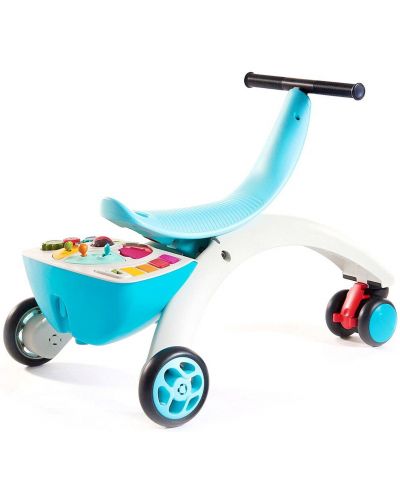 Активно-двигателна играчка 5 в 1 Tiny Love - Walk Behind & Ride-on, синя - 2