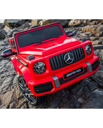 Акумулаторна кола Chipolino - Mercedes G63 AMG, червена - 2