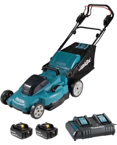 Акумулаторна самоходна косачка Makita - DLM539CT2, 2x18V LXT, 70 l, 2x5 Ah - 1