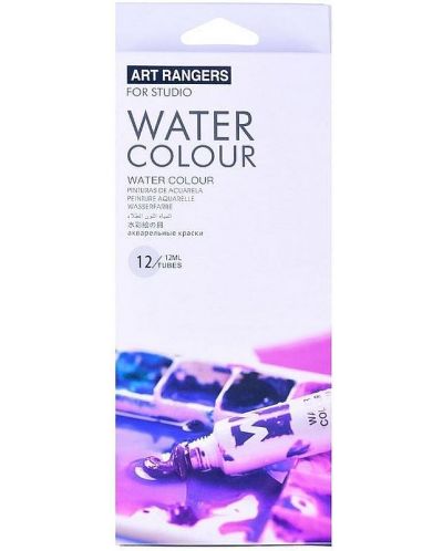 Акварелни бои Art Ranger - 12 цвята, 12 ml - 1
