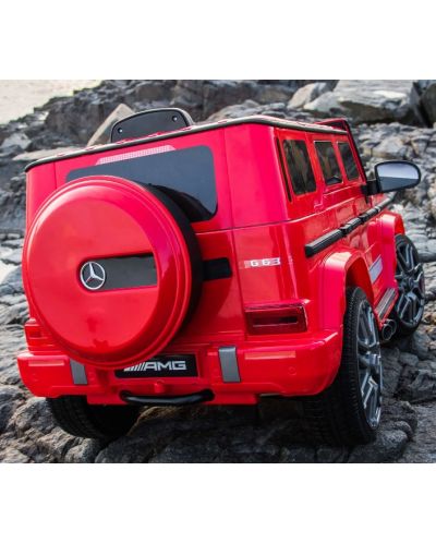 Акумулаторна кола Chipolino - Mercedes G63 AMG, червена - 3