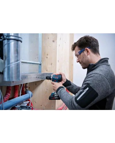 Акумулаторен винтоверт Bosch - ProfessionalGSR 18V-90 C, 2 x GBA 18V 4.0Ah, GAL 18V-40 - 5