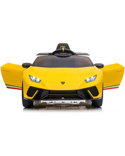 Акумулаторна кола Chipolino - Lamborghini Huracan, жълта, с EVA гуми - 7