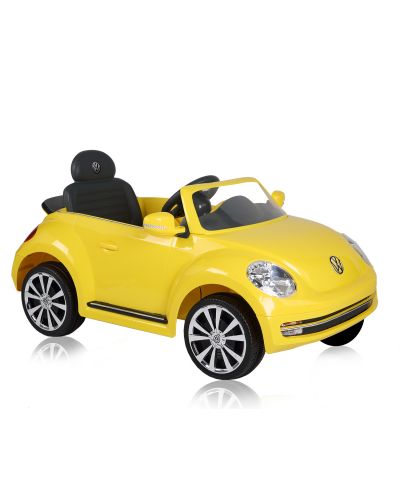Акумулаторна кола KikkaBoo VW Beetle Convertible - Жълт, 6V