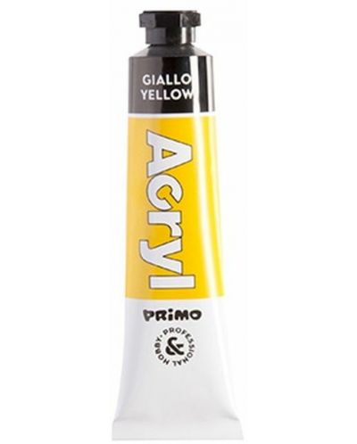 Акрилна боя Primo H&P - Жълта, 18 ml, в тубичка - 1