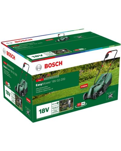 Акумулаторна косачка Bosch - Easy Mower, 18V-32-200, 31 l, 4.0 Ah - 5