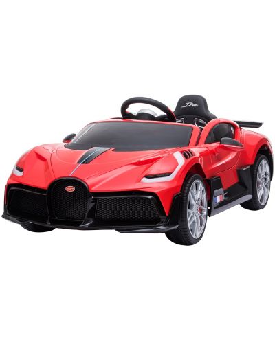 Акумулаторна кола KikkaBoo - Licensed Bugatti Divo, червена - 1