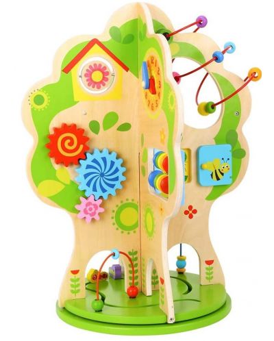 Активна играчка Tooky Toy - Въртящо се дърво - 1