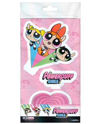 Акрилна фигура ABYstyle Animation: The Powerpuff Girls - Bubbles, Blossom and Buttercup, 10 cm - 2