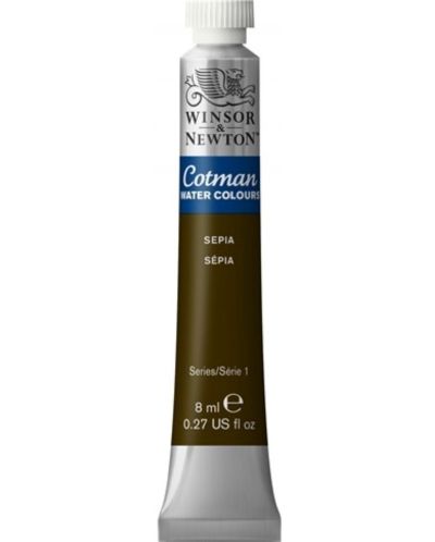 Акварелна боя Winsor & Newton Cotman - Сепия, 8 ml - 1