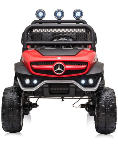 Акумулаторен джип Chipolino - Mercedes Unimog, червен - 5