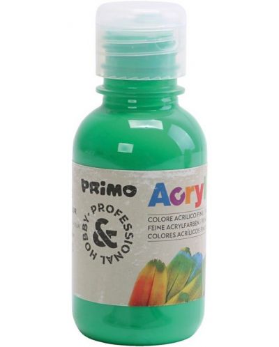 Акрилна боя Primo H&P - Светлозелена, 125 ml, в бутилка - 1