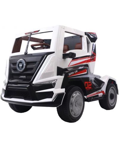 Акумулаторен камион KikkaBoo - White - 1