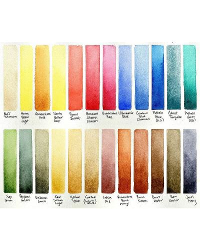 Комплект акварелни бои Daniel Smith - 24 цвята - 4