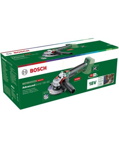 Акумулаторен ъглошлайф Bosch - AdvancedGrind, 18V, 125 mm, 12000 об/мин - 3