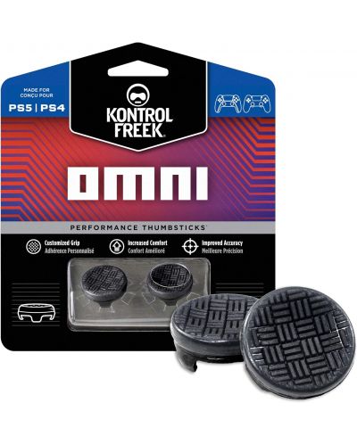 Аксесоар KontrolFreek - Performance Thumbsticks Omni, черен (PS4/PS5) - 1