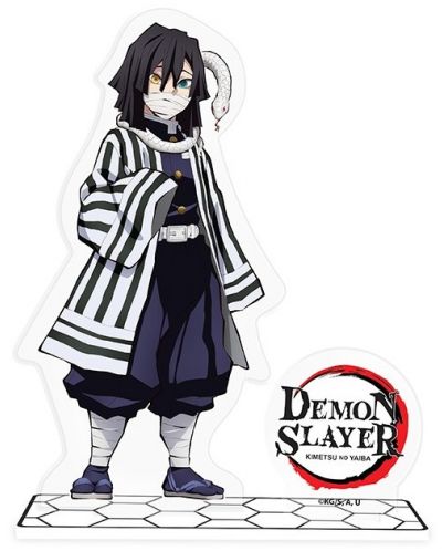 Акрилна фигура ABYstyle Animation: Demon Slayer - Obanai Iguro, 8 cm - 1