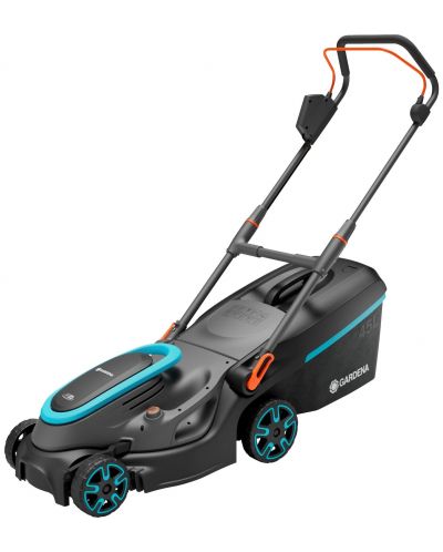 Акумулаторна косачка Gardena - Powermax 37/36V P4A Set, 18V, 2х4Ah, 37 cm, с 2 батерии и зарядно - 1