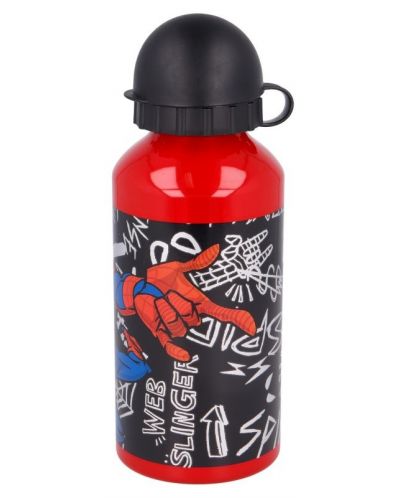 Алуминиева бутилка Stor - Spiderman, 400 ml - 2