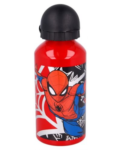 Алуминиева бутилка Stor - Spiderman, 400 ml - 1