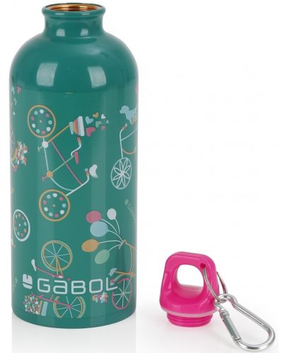 Алуминиева бутилка за вода Gabol Fiori - 600 ml - 2