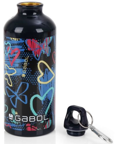 Алуминиева бутилка за вода Gabol Tizas - 600 ml - 2
