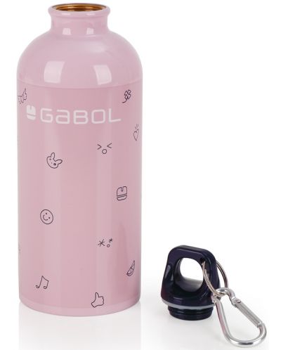 Алуминиева бутилка за вода Gabol Icon - 600 ml - 2