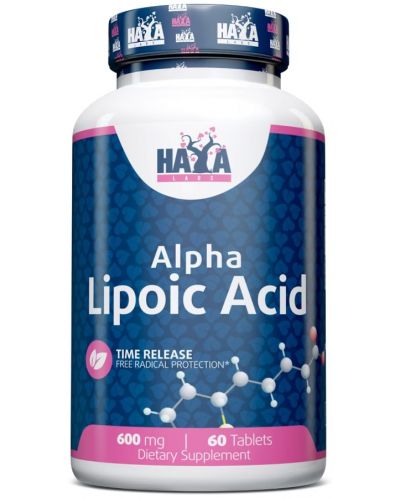 Alpha Lipoic Acid, 600 mg, 60 таблетки, Haya Labs - 1