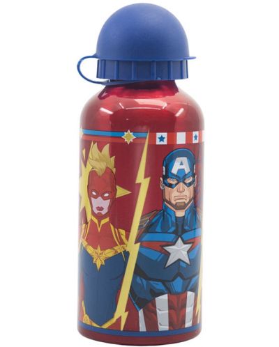 Алуминиева бутилка Stor - Avengers, 400 ml - 1