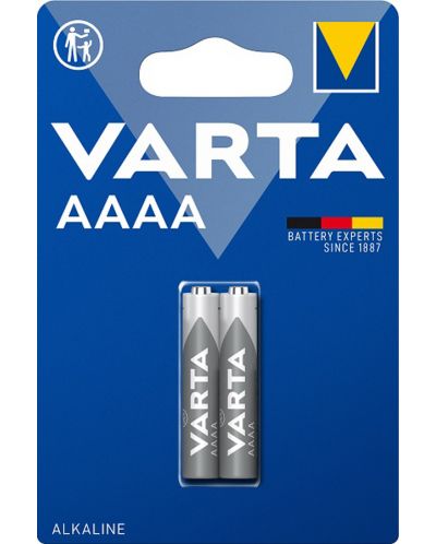 Алкални батерии VARTA -  AAAA, 2 бр. - 1