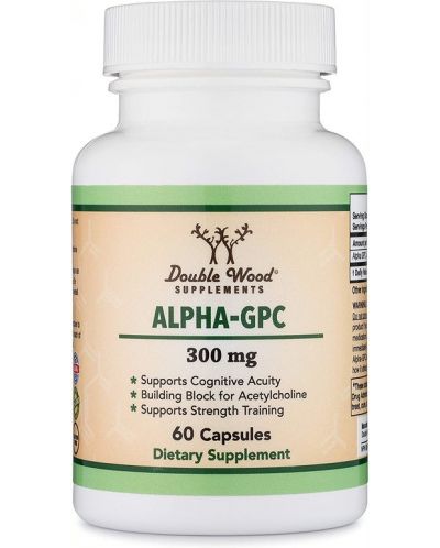 Alpha-GPC, 60 капсули, Double Wood - 1