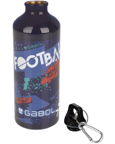 Алуминиева бутилка за вода Gabol Attack, 600 ml - 2