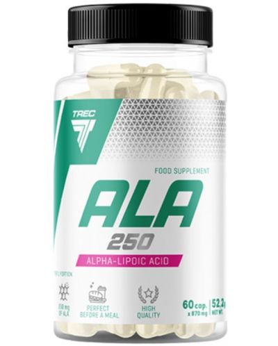 ALA 250, 250 mg, 60 капсули, Trec Nutrition - 1