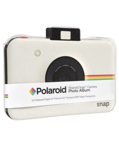 Албум за снимки Polaroid - Snap Themed Scrapbook, бял - 1