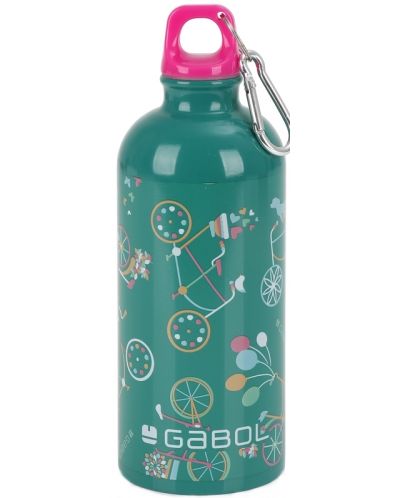 Алуминиева бутилка за вода Gabol Fiori - 600 ml - 1