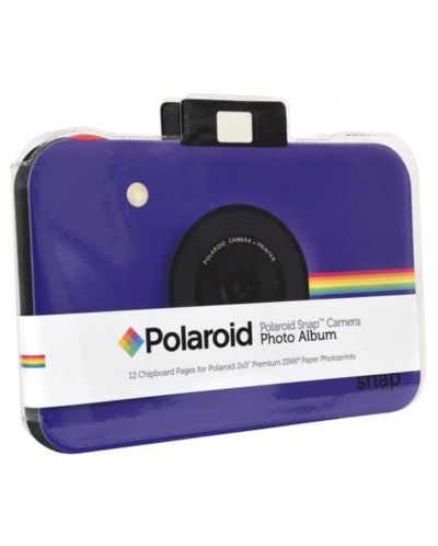 Албум за снимки Polaroid - Snap Themed Scrapbook, лилав - 1