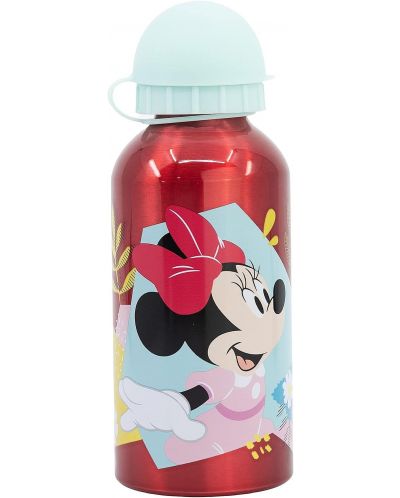 Алуминиева бутилка Stor - Minnie Mouse, 400 ml - 1