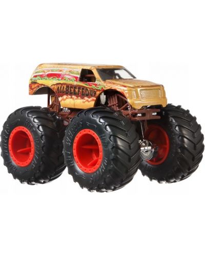 Детска играчка Hot Wheels Monster Trucks - Голямо бъги, All Beefed Up - 1